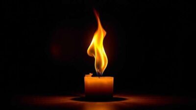 Porque una vela se mueve mucho sin viento